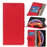 Wallet Leather Stand Case for LG V50 ThinQ 5G – Red