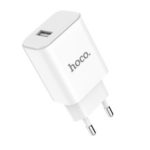 HOCO C61A Victoria Single Port Wall Charger Adapter EU Plug – White