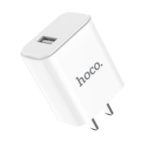 HOCO C61 Victoria Single Port Home Travel Charger CN Standard Plug – White