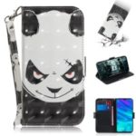 Pattern Printing Light Spot Decor Leather Wallet Case for Huawei P Smart (2019) – Panda Pattern