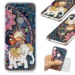 Pattern Printing TPU Back Case for Huawei Honor 8A – Flower and Elephant