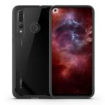 Shock-resistant PC + TPU Hybrid Phone Case Cover for Huawei nova 4 – Black
