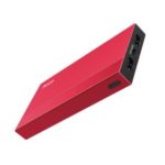HOCO J34 Mighty Source Mobile Power Bank 10000mAh 2A Dual USB Port for iPhone Samsung Huawei Xiaomi Etc. – Red