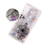 For Huawei P30 Embossed Pattern Glitter Powder Quicksand TPU Protection Case – Dandelion and Butterfly