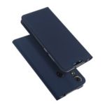 DUX DUCIS Skin Pro Series Stand Leather Flip Case for Huawei Honor 8A – Dark Blue