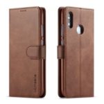LC.IMEEKE Wallet Leather Stand Case for Huawei P Smart (2019) / Honor 10 Lite – Coffee
