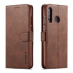 LC.IMEEKE Wallet Leather Stand Case for Huawei P30 Lite – Coffee