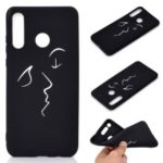 Matte Pattern Printing TPU Mobile Phone Shell for Huawei P30 Lite – Abstract Face