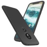Jazz Series Twill Texture TPU Back Mobile Casing for Motorola Moto G7 Play (EU Version) – Black