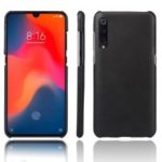 For Xiaomi Mi 9 Case Crazy Horse PU Leather Coated PC Cover – Black