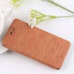 MOFI Flip Leather Stand Case with Card Slot for Xiaomi Redmi Note 7 / Note 7 Pro (India) – Brown