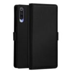 DZGOGO Milo Series Wallet Leather Stand Case for Xiaomi Mi 9 – Black