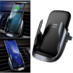 ROCK W23 QI Wireless Charge Car Mount Phone Holder Support FOD Function