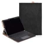 PU Leather Flip Stand Case Cover for Microsoft Surface Go – Black