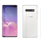 HAT PRINCE Full Size Front+Back Film Soft Screen Protective Cover for Samsung Galaxy S10 Plus (Fingerprint Unlock)