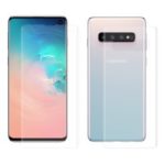 HAT PRINCE Full Coverage Front+Back Film Soft Screen Protector for Samsung Galaxy S10 (Ultrasonic Fingerprint Unlock)