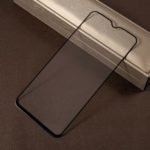 9D Full Screen Covering Silk Printing Tempered Glass Protector for Samsung Galaxy M20 – Black