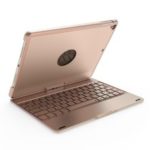 F180 Aluminum Alloy 360 Degree Rotation Bluetooth Keyboard for iPad 9.7 (2018)/9.7 (2017)/Pro 9.7 inch (2016)/Air 2/Air – Gold