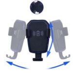 Universal Wireless Car Charger Mount Auto-Clamping Gravity Air Vent Phone Holder for iPhone / Samsung / Huawei