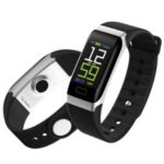 Y7 0.96 inch Color Screen IP68 Waterproof Smart Wristband Support Heart Rate Monitoring – Black