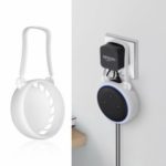 Outlet Wall Mount Hanger Holder Stand for Echo Dot (3rd Generation) – White