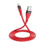 HOCO U53 Micro USB Charging Data Cable 1.2m Support 4A Flash Charging for Huawei Xiaomi OnePlus Etc. – Red