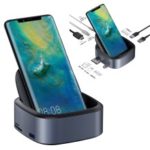 BASEUS Mate Docking Type-C Mobile Phone Intelligent HUB Expanded Socket (High Configuration) – Dark Grey