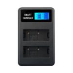 LCD Display Double-Channel NP-W126 USB Battery Charger for Fujifilm X-A1 X-A2 X-A3 X-A10 etc