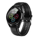 Y28 Multifunctional ECG Heart Rate Blood Pressure Monitor Bracelet (Silicone Wristband) – Black