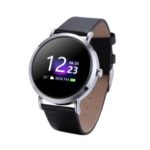 CV08C Smart Bracelet Blood Pressure and Heart Rate Monitor Smart Sport Wristband with Color Screen – Black / Silver