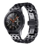 Stainless Steel Watch Band Wrist Strap Replacement for Samsung Galaxy Watch 42mm – Black