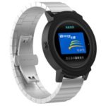 20mm Stainless Steel Watch Band Replacement for Samsung Galaxy Watch Active SM-R500 – Silver