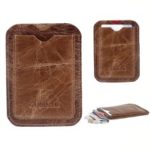 Portable Genuine Leather Card Holder