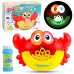 Creative Bath Shower Crab Bubble Machine Light Music Bubble Maker Bath Child Toy