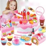 Simulation Cutting Cake Toy Educational Playset for Children (80PCS)
