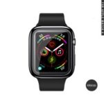 USAMS All-wrapped Plated TPU Protective Case for Apple Watch Series 4 44mm – Black