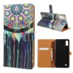 Pattern Printing Leather Wallet Case for Samsung Galaxy M10 – Dream Catcher