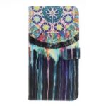 Pattern Printing Leather Wallet Stand Case for Samsung Galaxy A30 / A20 – Dream Catcher