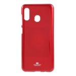 MERCURY GOOSPERY Glitter Powder TPU Protective Shell for Samsung Galaxy A20/A30 – Red