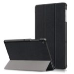 PU Leather Smart Case with Tri-fold Stand for Samsung Galaxy Tab S5e SM-T720/SM-T725 – Black