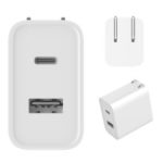 XIAOMI 1A1C 30W Type-C + USB Quick Charge Wall Charger for Xiaomi iPhone Samsung,etc
