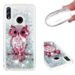 Dynamic Glitter Powder Sequins TPU Case for Huawei Honor 10 Lite – Owl