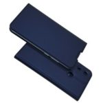 Magnetic Adsorption Leather Card Holder Case for Huawei Honor 8A – Dark Blue