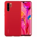 HUAWEI Liquid Silicone Silky Feel Shell Case for Huawei P30 Pro – Red