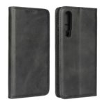 Magnetic Case Stand Leather Wallet Phone Cover for Huawei P30 – Black