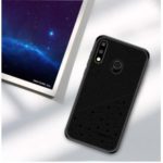 PINWUYO Lucky Star Series PU Leather Coated PC + TPU Hybrid Cover for Huawei P30 Lite / nova 4e – Black