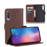 Crazy Horse Wallet Leather Stand Case for Xiaomi Mi 9 – Coffee