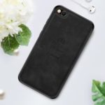 PINWUYO Honorable Series PU Leather Coated PC + TPU Hybrid Case for Xiaomi Redmi Go – Black