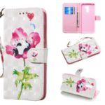Patterned Leather Wallet Phone Shell [Light Spot Decor] for Xiaomi Pocophone F1 / Poco F1 (India) – Panda on Flower