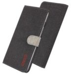 Linen Fabric PU Leather Card Storage Phone Case for Xiaomi Redmi 7 / Y3 – Black